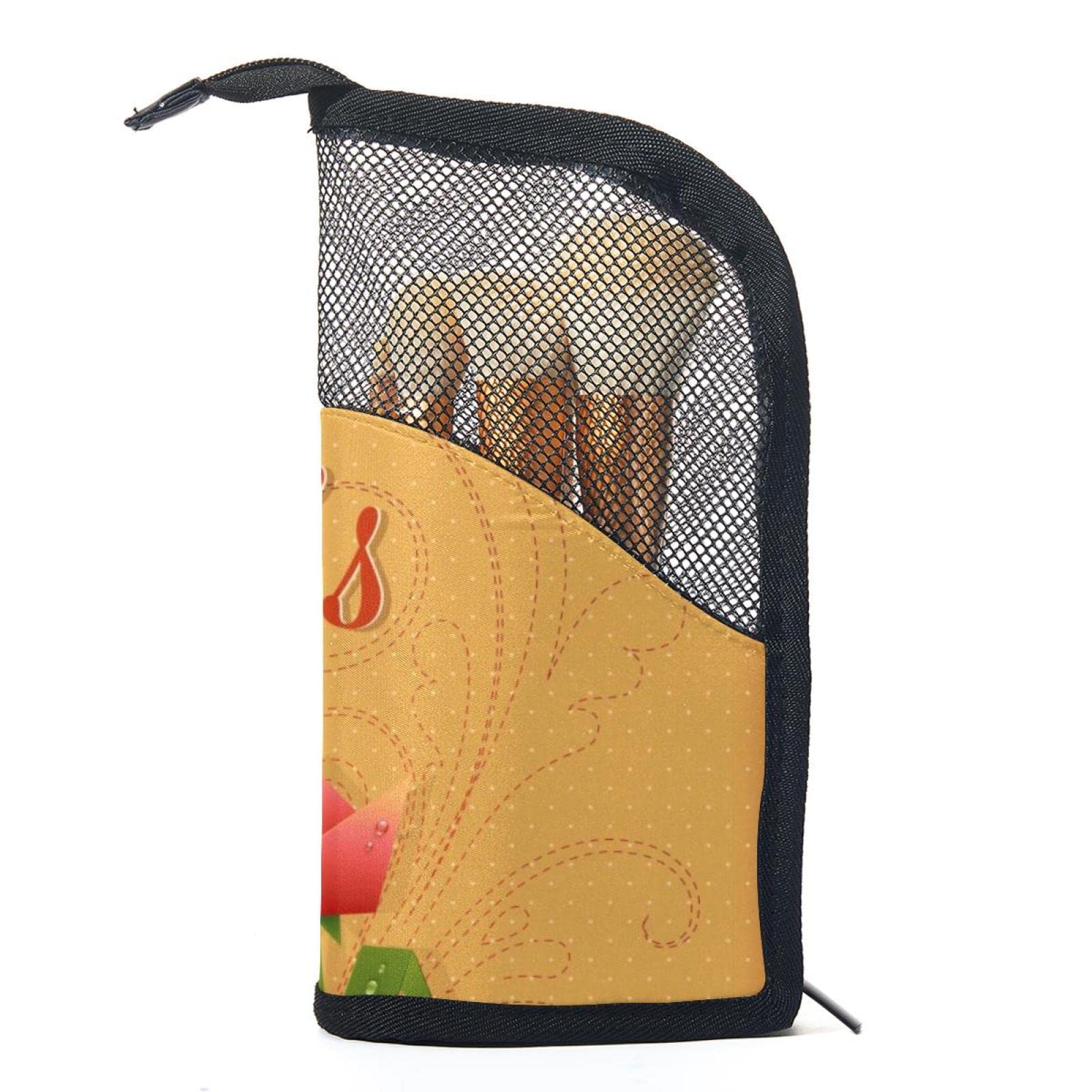12-Piece Makeup Brush Set with Floral Organizer Bag - Portable Travel Cosmetic Brush Holder Case for Women, Ideal for Mother's Day Gifts & On-the-Go Makeup Touch-Ups