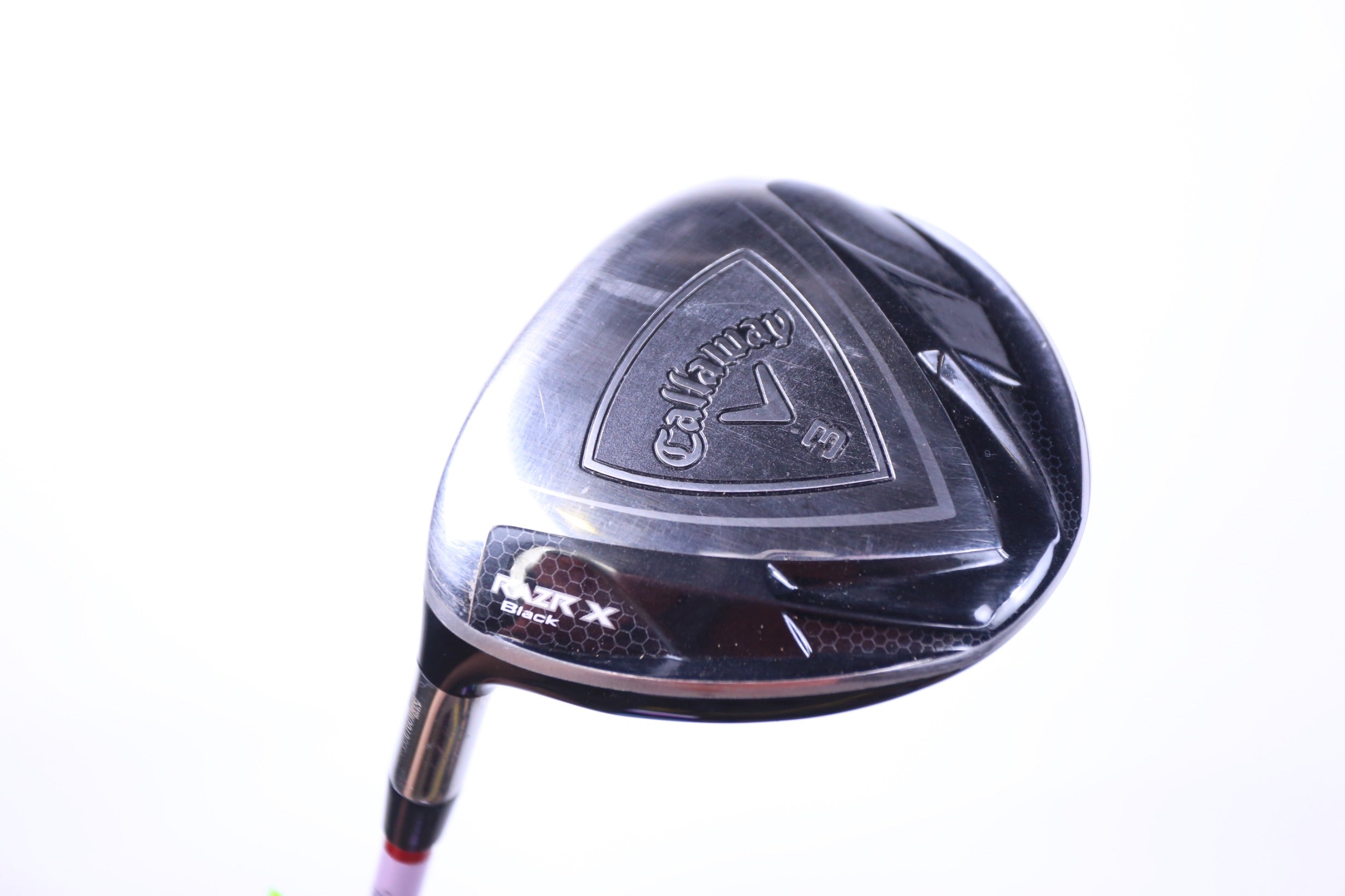 Used Callaway RAZR X Black 3 Wood Left Handed 15° Regular Flex Golf Club - Perfect for Left-Handed Golfers & Driving Range Practice