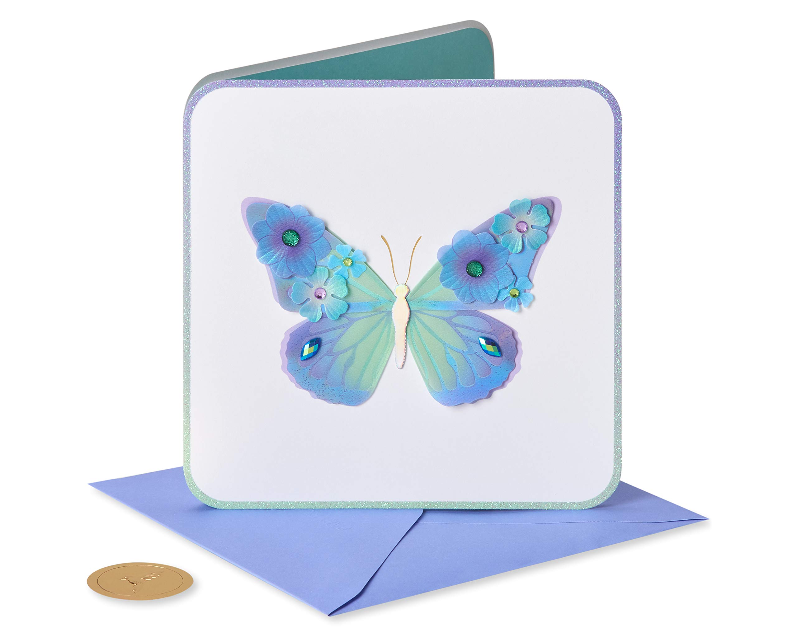 Elegant Papyrus Birthday Card for Women - Beautiful Floral Design for Wishes & Celebrations - Perfect for Gifts, Parties & Special Occasions
