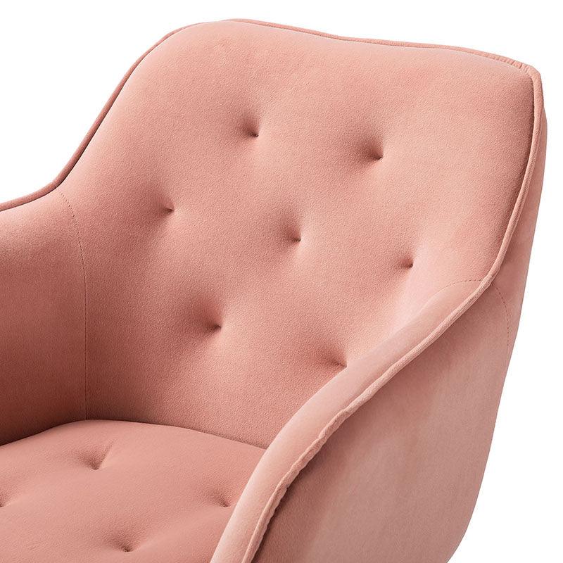 Premium Jovida Velvet Tufted Office Chair - Ergonomic Executive Desk Chair with Adjustable Height for Home & Office Workspaces - Perfect for Work, Study, and Gaming