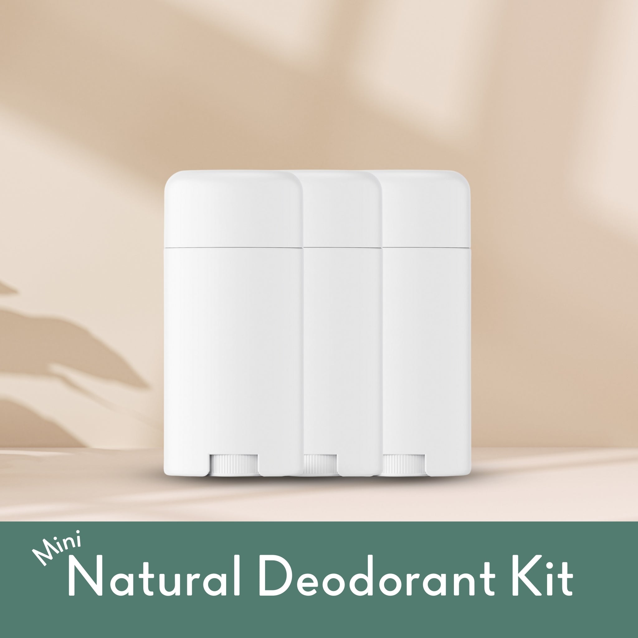 Natural Mini Deodorant Kit - Travel Size, Aluminum-Free & Organic for Men & Women - Perfect for Gym, Office & On-The-Go Freshness