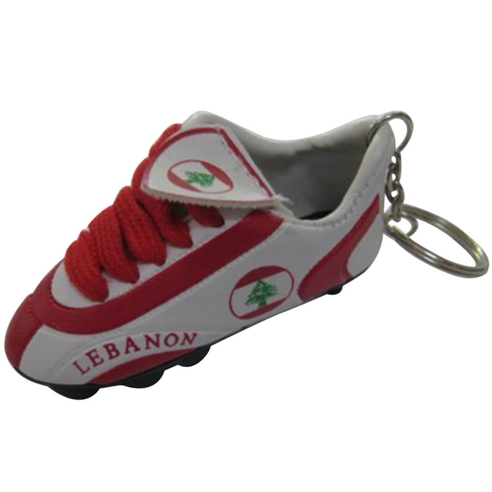 Football Soccer Futbol Mini Shoe Keychains Keyrings - Asia & Africa Style - Perfect for Sports Fans, Gift Giving, and Bag Accessories