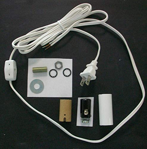 Mini Lamps Kit with Cand Skt - Cord with Line Switch for DIY Lighting, Home Decor, and Craft Projects