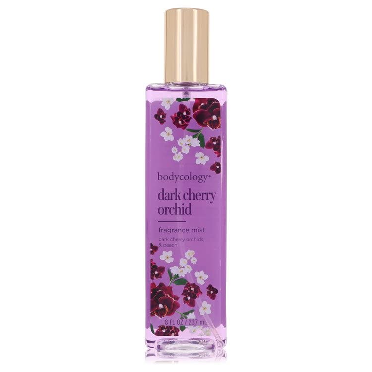 Bodycology Dark Cherry Orchid Fragrance Mist for Women - 8 oz Floral Perfume Spray | Long-Lasting Scent for Date Night, Office Wear & Special Occasions