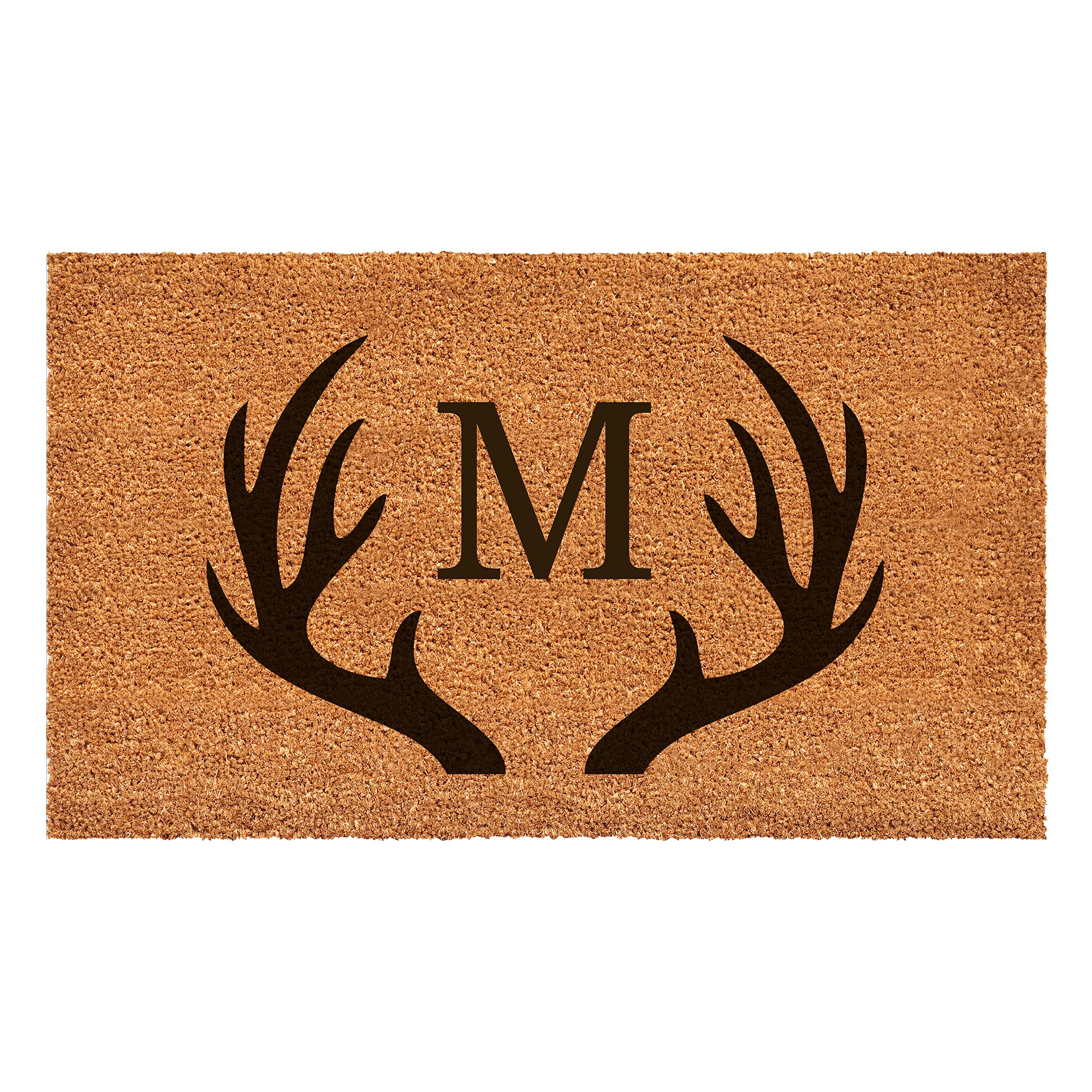 Calloway Mills 108802448 Antler Monogram Doormat - 24