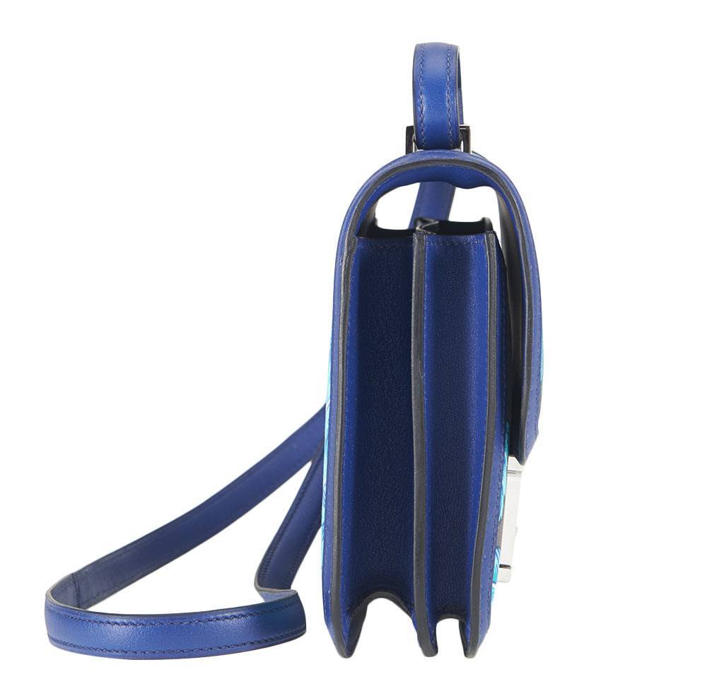 Hermès Constance Mini Brasil Graphite Limited Edition Crossbody Bag - Luxury Designer Handbag for Women, Perfect for Parties, Date Nights & Special Occasions