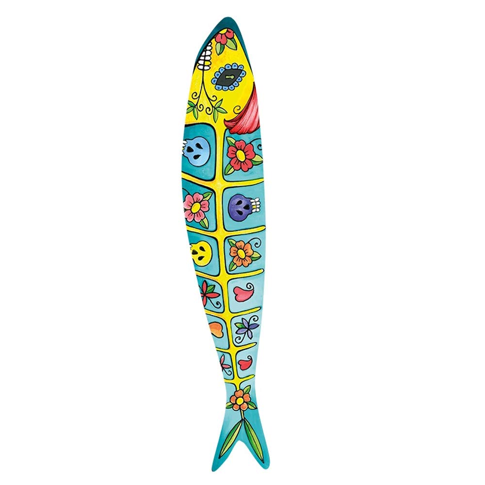 Bordallo Pinheiro Amália Sardine Ceramic Figurine - Handcrafted Portuguese Home Decor, Perfect for Kitchen, Dining Room, or Gift Giving