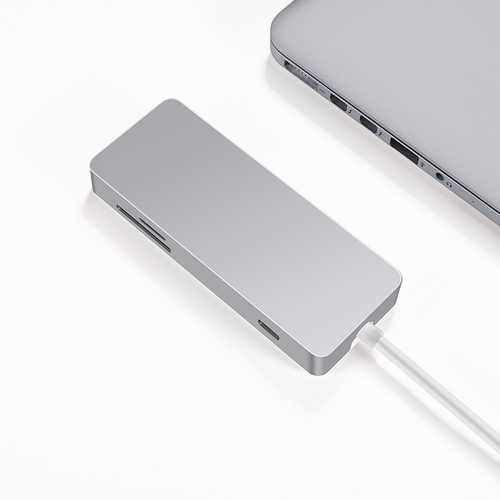 7-in-1 USB C Hub with HDMI, USB 3.0 Ports, Ethernet, SD/TF Card Reader - Multi-Port Adapter for MacBook, iPad, Laptop - Perfect for Home Office, Travel & Video Conferencing