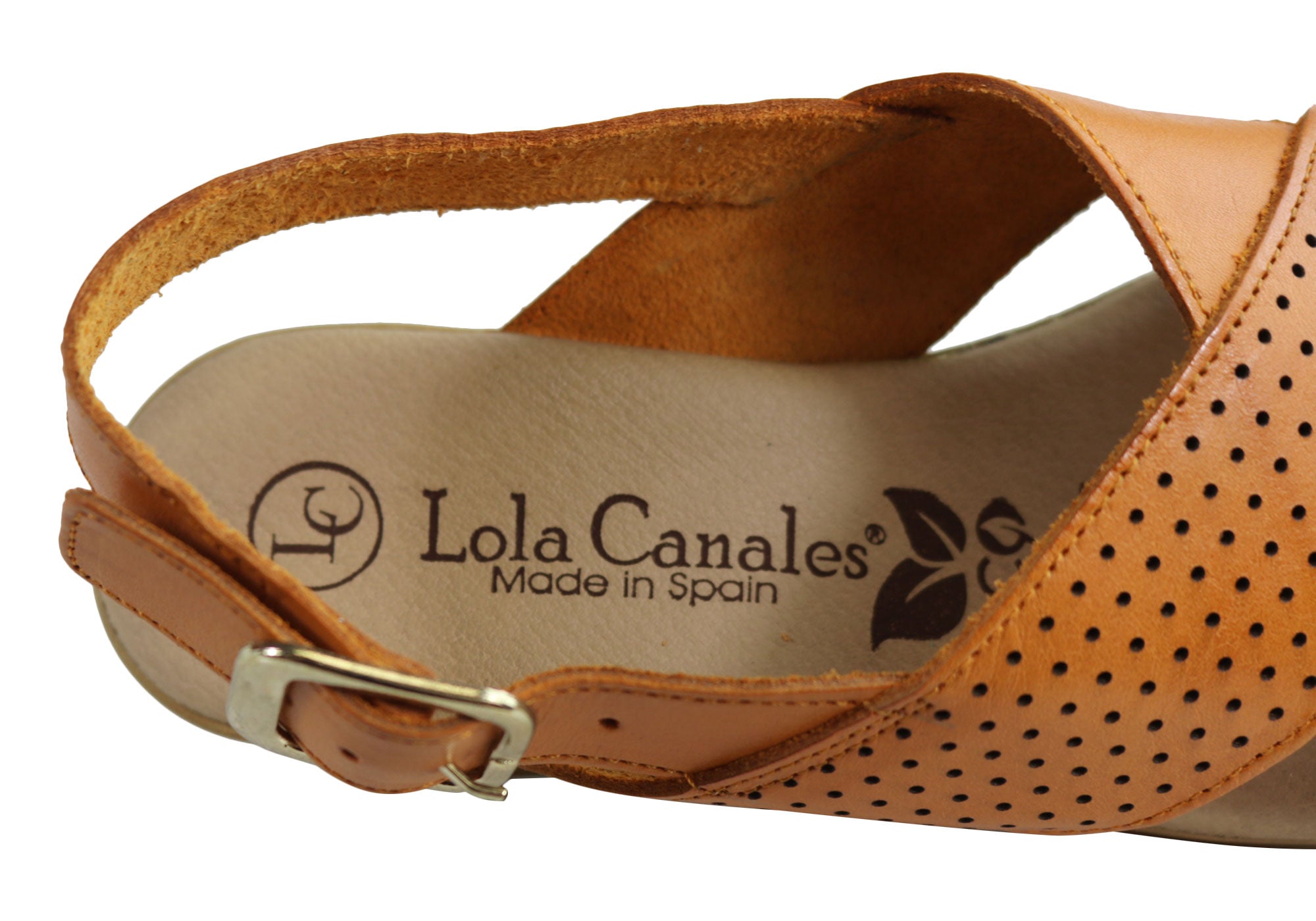 Lola Canales Eden Women's Comfort Leather Wedge Sandals - Handmade in Spain - Perfect for Summer, Beach & Casual Outings