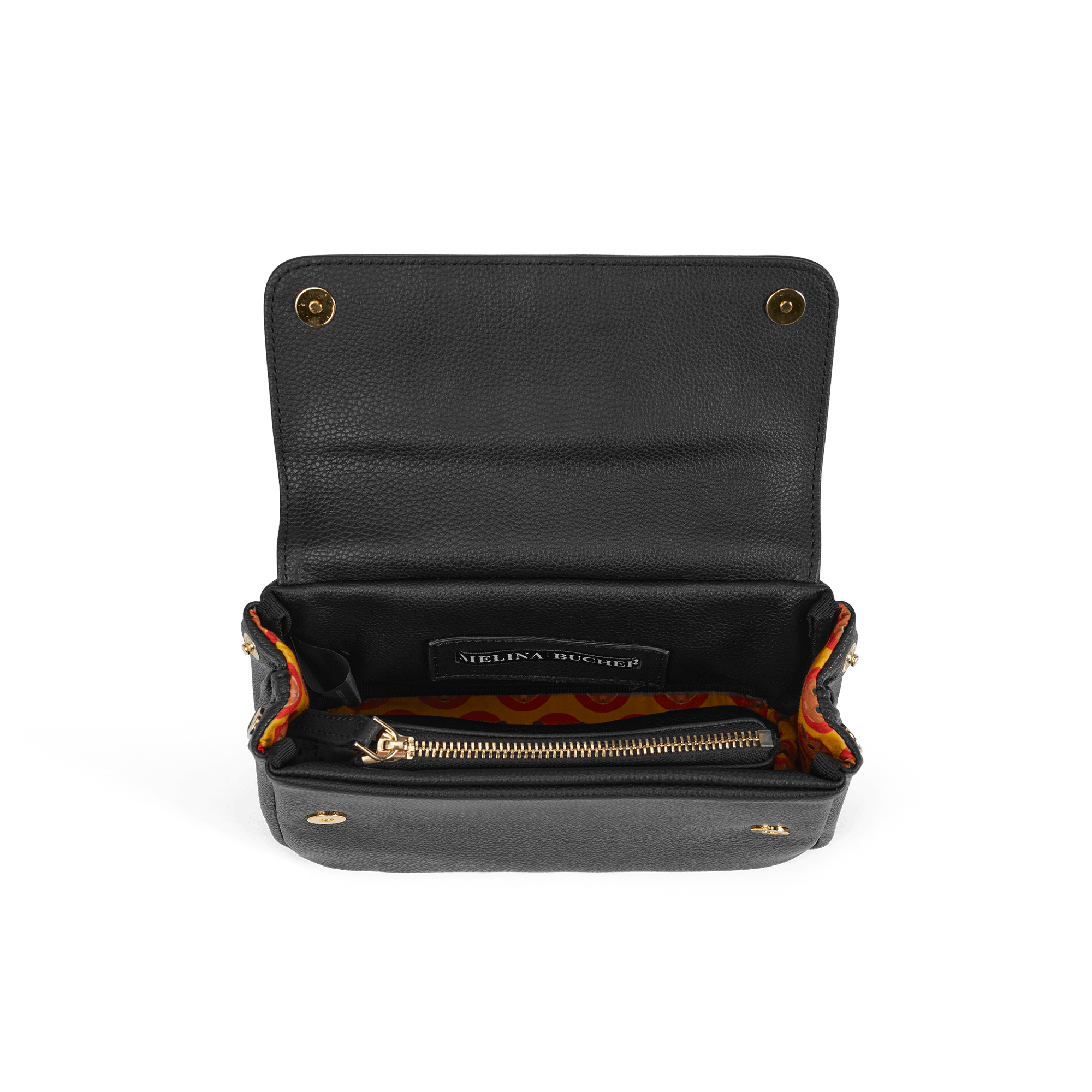 Trudy Vegan Leather Crossbody Clutch Bag for Women - Stylish Black Purse for Everyday Use, Travel & Evening Events