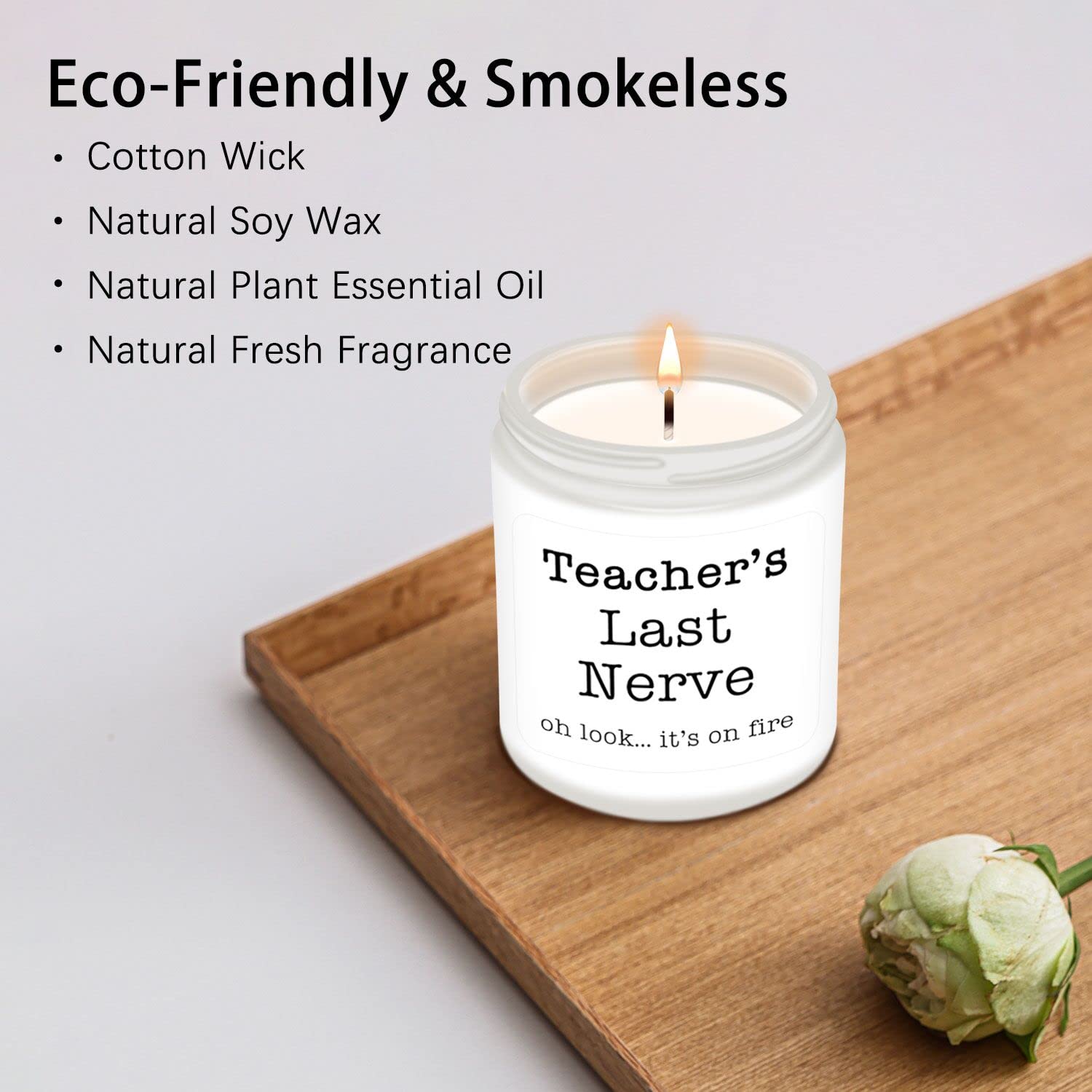 Teacher Appreciation Scented Candle - Perfect Gift for Women on Holidays & Special Occasions