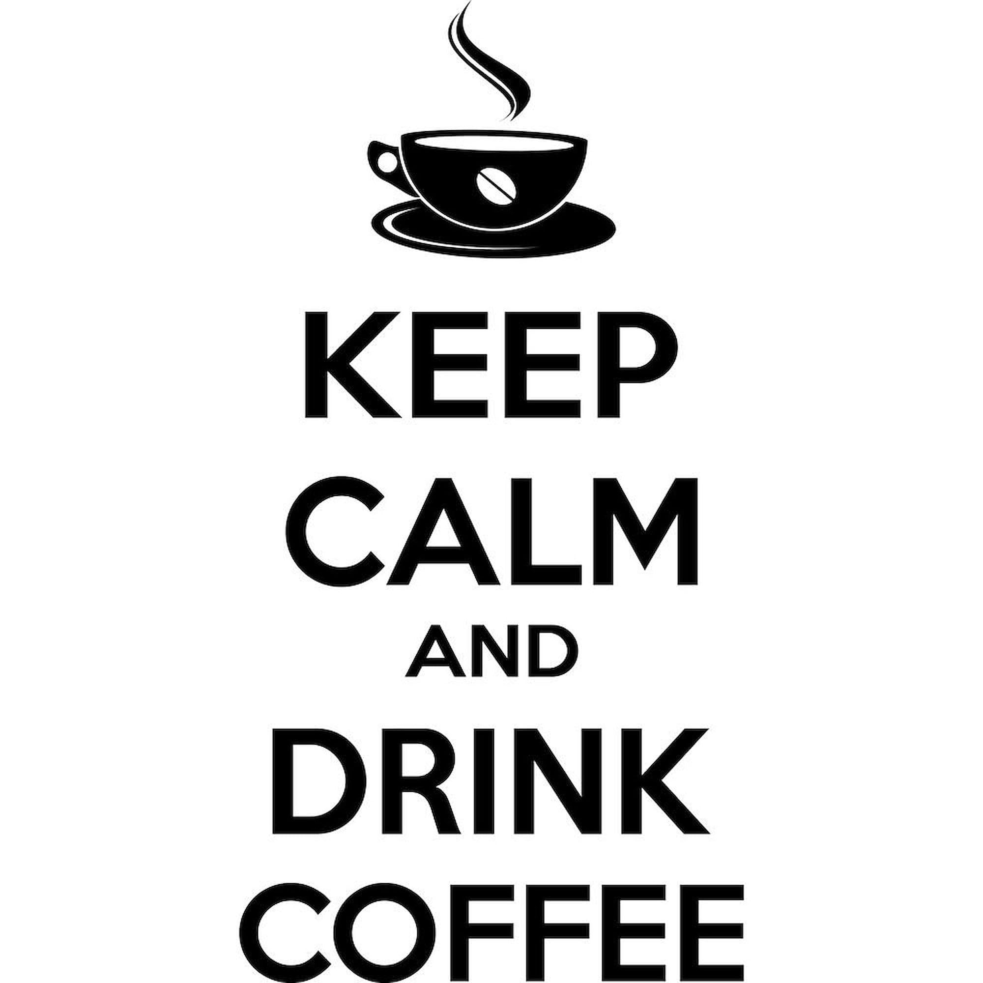 Keep Calm And Drink Coffee Mug - 11 oz (325 ml) Ceramic Coffee Cup for Office, Home & Gifts - Funny Novelty Tea & Coffee Mug for Men & Women