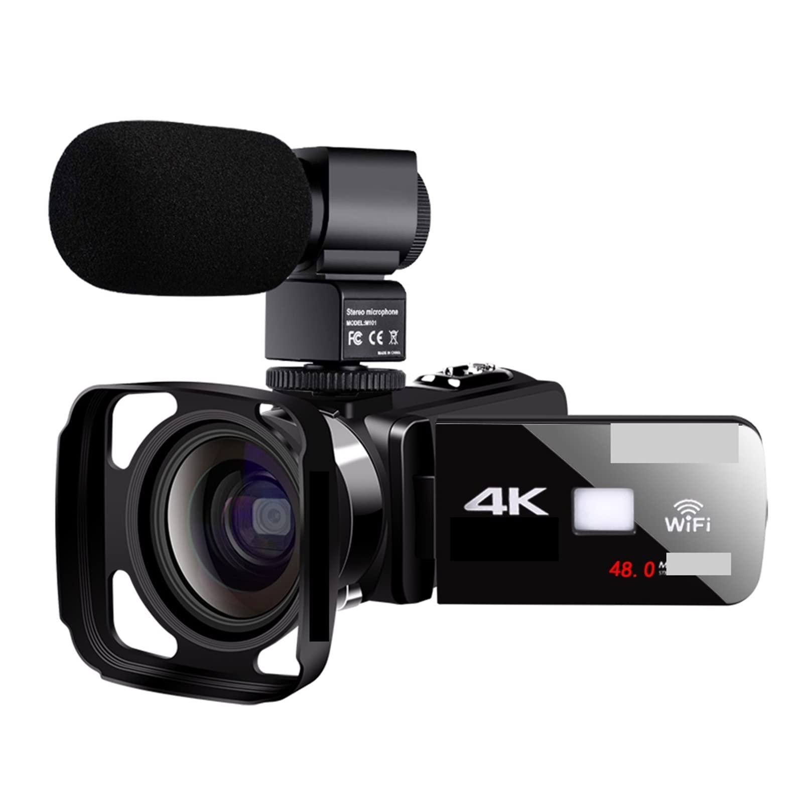 AUBEST 4K UHD Video Camera Camcorder with 18X Zoom, IR Night Vision & 32GB SD Card - Professional Live Streaming Webcam for YouTube, Vlogging, Outdoor Photography & Travel Videography