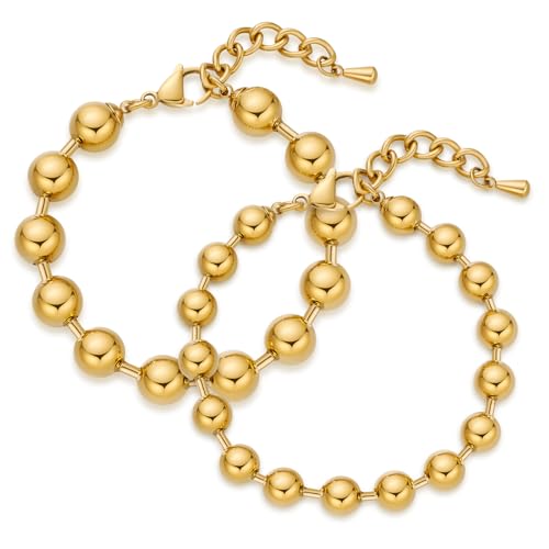 2 Pairs Beads Bracelet