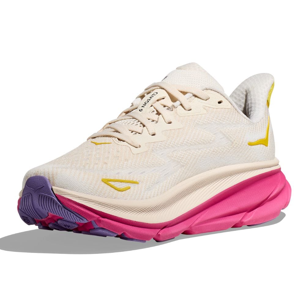 Hoka Women's Clifton 9 Running Shoes - Lightweight Cushioned Sneakers for Road Running, Jogging & Gym Workouts | Perfect for Marathon Training & Everyday Comfort