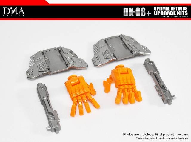 DNA Design DK 08+ Upgrade Kit for Power of the Primes Optimal Optimus - Transformers Toy Enhancement Accessories for Collectors - Perfect for Display & Customization