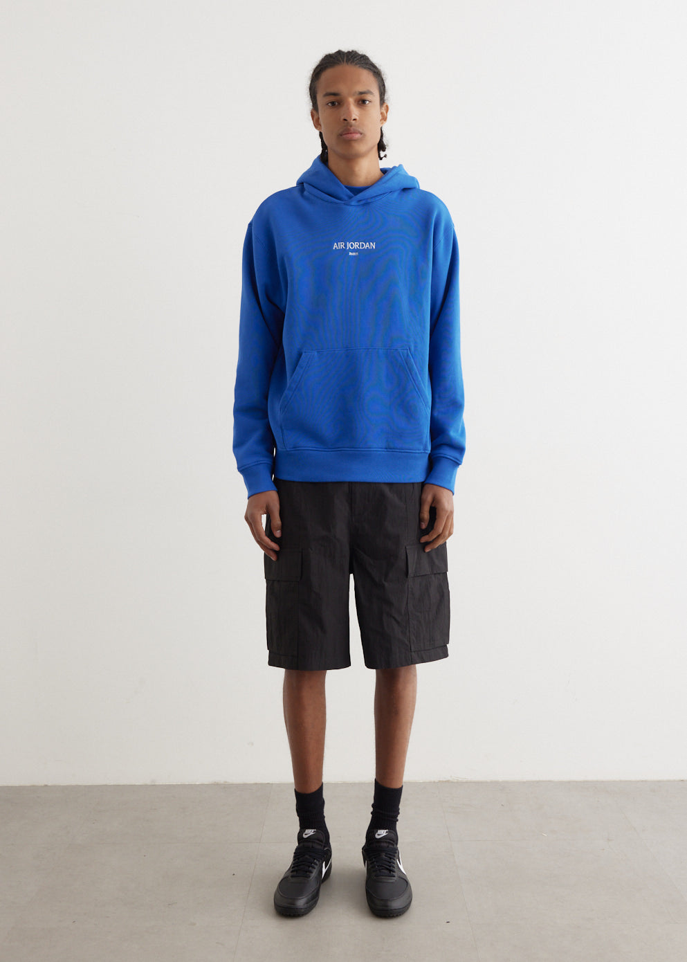 Air Jordan Wordmark Men's Fleece Pullover Hoodie - Comfortable & Stylish Basketball Sweatshirt for Casual Wear, Gym & Street Fashion