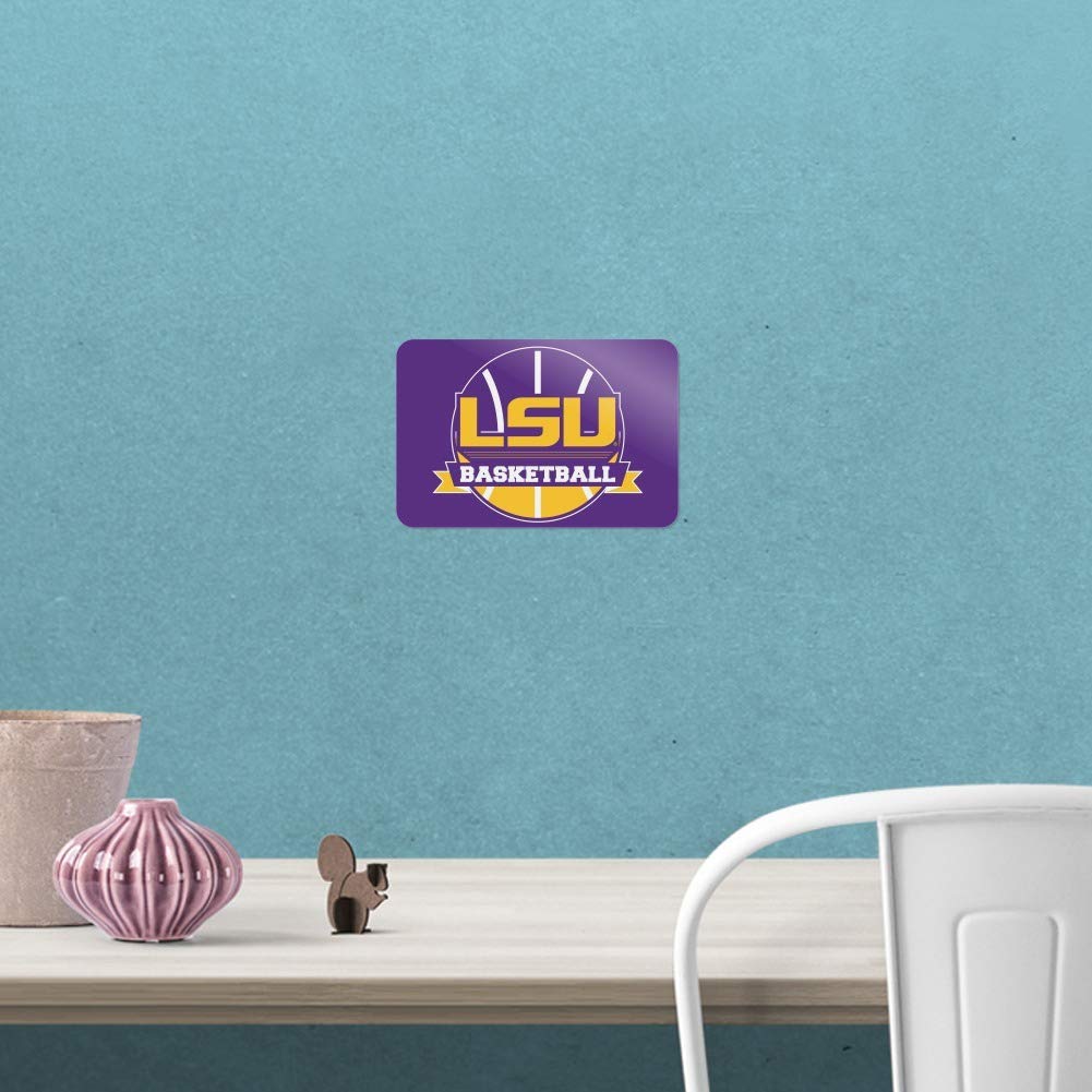LSU Tigers Basketball Wall Decor - Premium Home, Office & Business Sign - Perfect for Game Room, Man Cave & Sports Fan Gifts