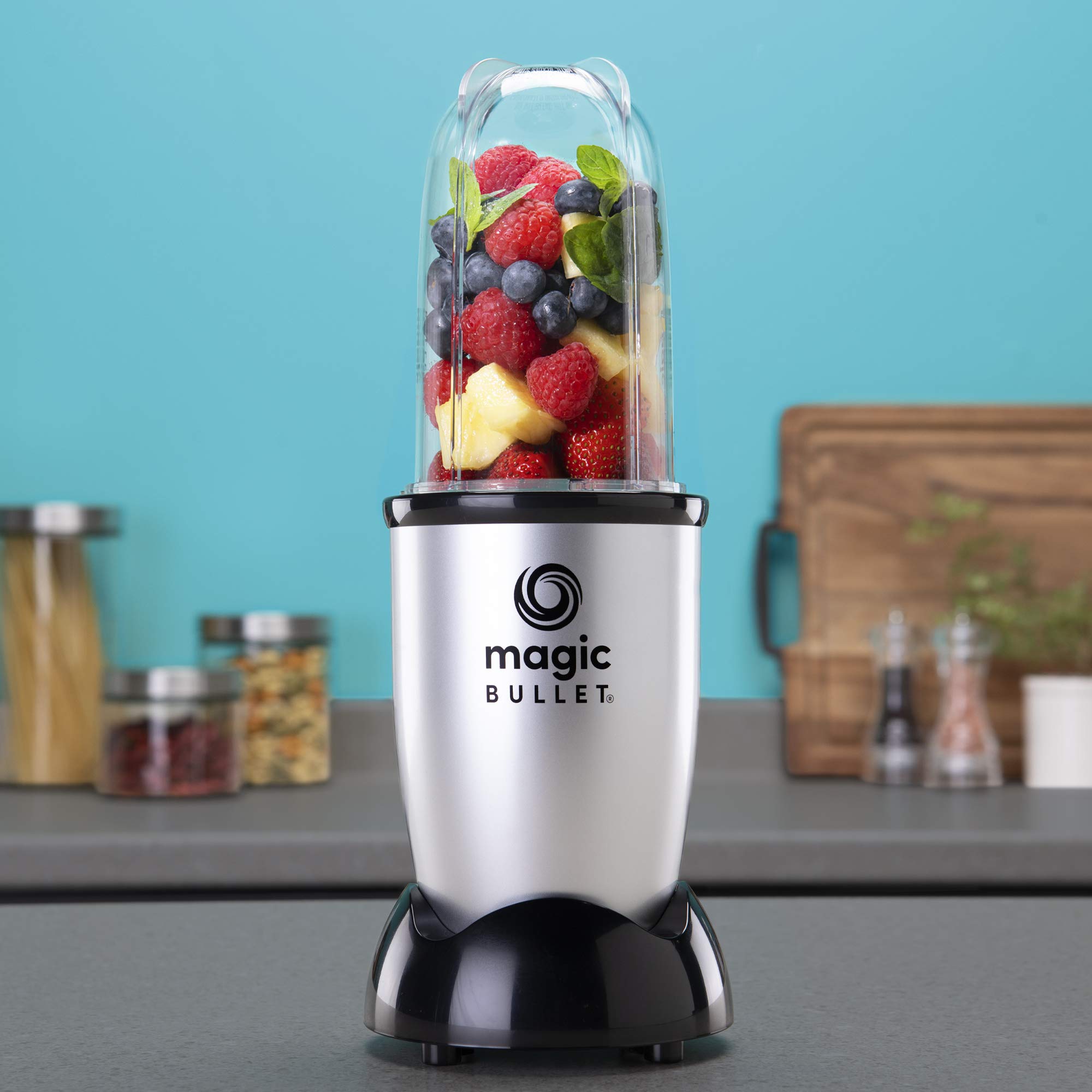 Magic Bullet Essential Personal Blender - 350W High-Speed Blender for Smoothies, Shakes & Food Prep - Compact Countertop Blender for Home, Office & Dorm Use