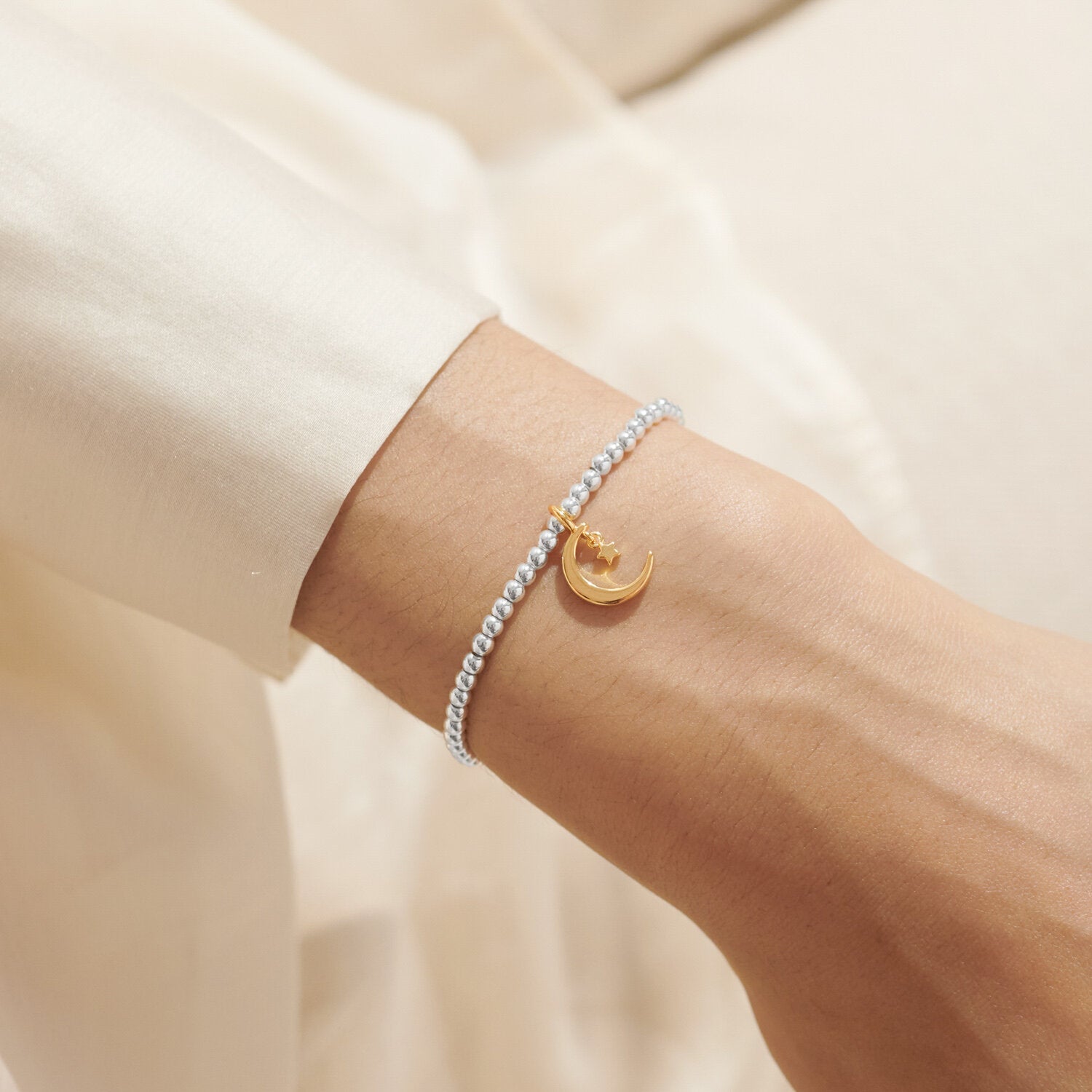 Joma Jewellery Bracelet - Elegant Eid Mubarak Gift for Women, Sterling Silver Islamic Bracelet with Arabic Calligraphy - Perfect for Eid al-Fitr, Ramadan, Wedding & Special Occasions