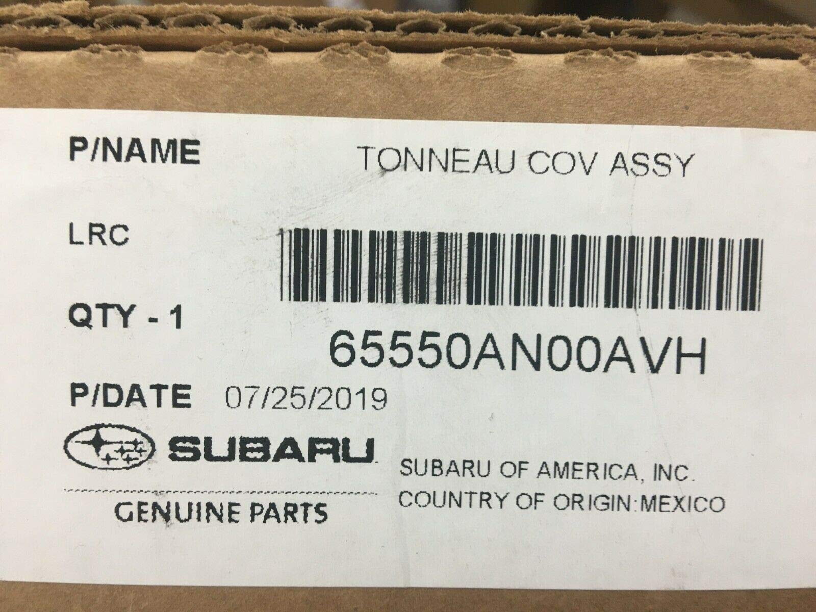2020-2025 Subaru Outback OEM Rear Cargo Cover 65550AN00BVH - Perfect for Road Trips & Grocery Protection