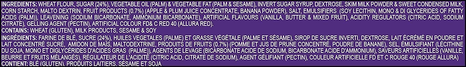 Britannia Jim Jam Biscuits 100g - Breakfast & Tea Time Snacks (Pack of 18)