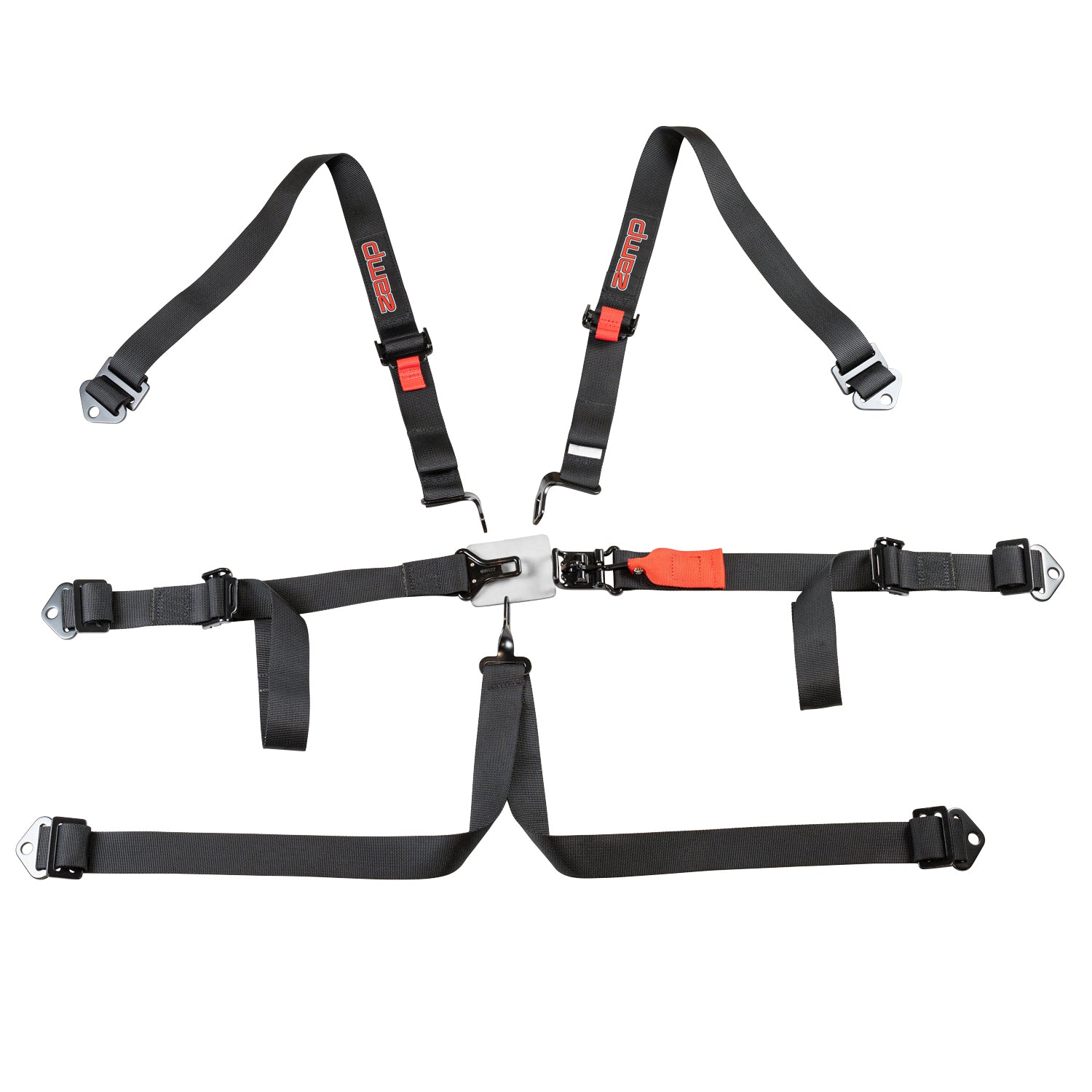 Zamp 6-Point Racing Harness SFI 16.1 Certified - 2 Pull Up/Pull Down Adjustable Straps for Enhanced Safety | Perfect for Motorsports, Track Days & Off-Road Racing