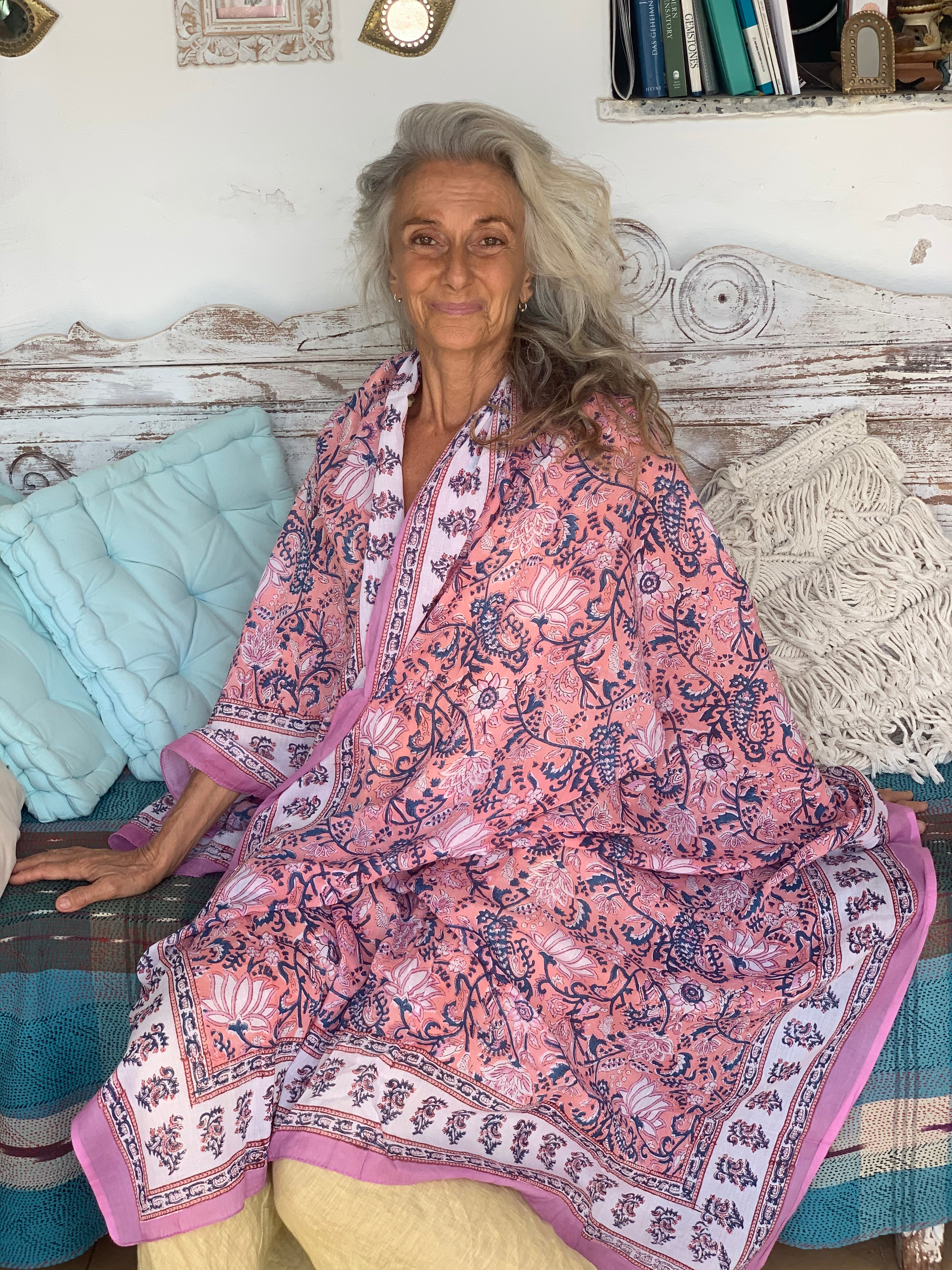 Hand Block Printed Cotton Sarongs & Pareos - New Collection for Beach, Travel & Summer Fashion