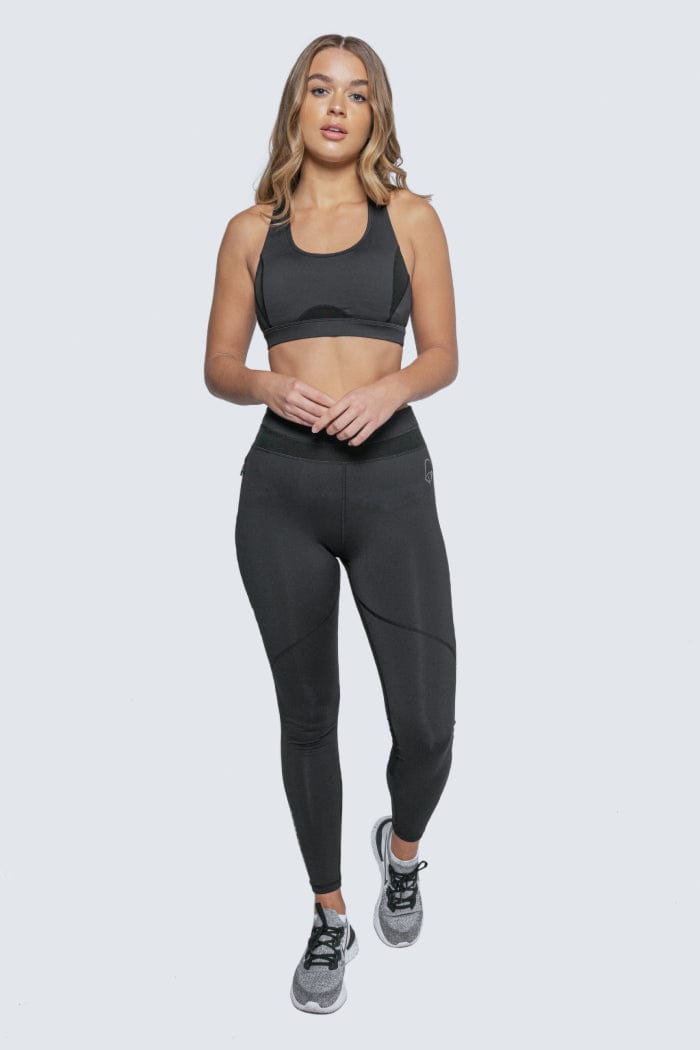 Good Karma High-Waisted Yoga Leggings for Women - Black - Perfect for Yoga, Gym Workouts & Everyday Comfort