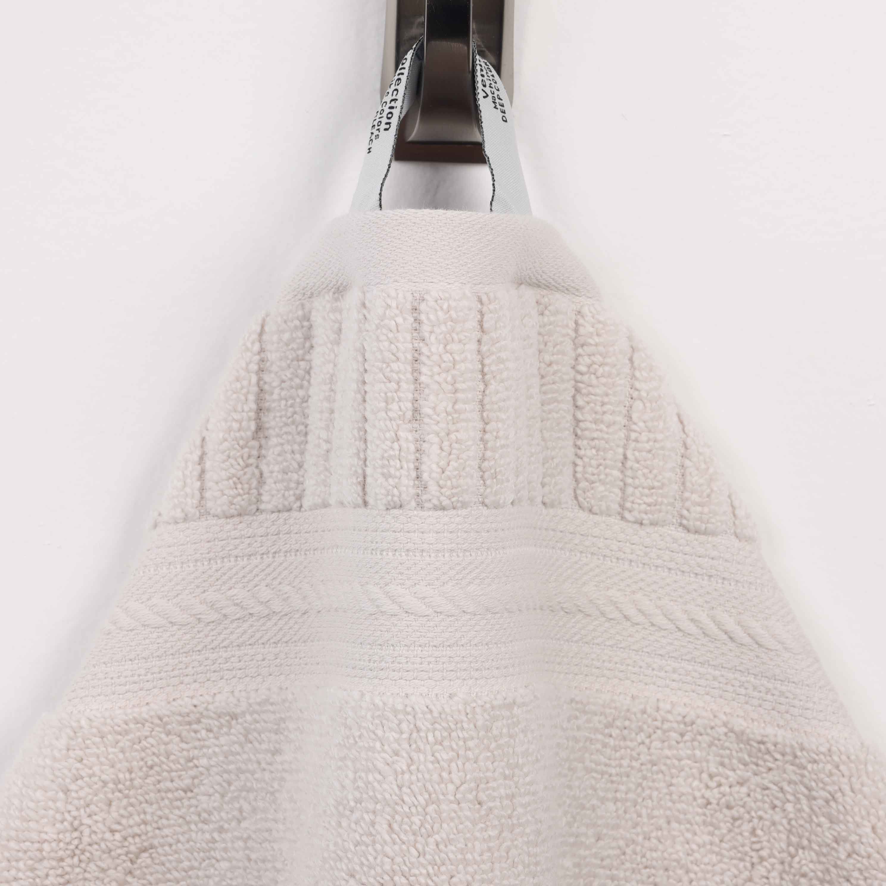 Venice Zero Twist Cotton Medium Weight Absorbent 3-Piece Bath Towel Set - Soft & Quick-Drying for Spa, Gym, and Beach Use