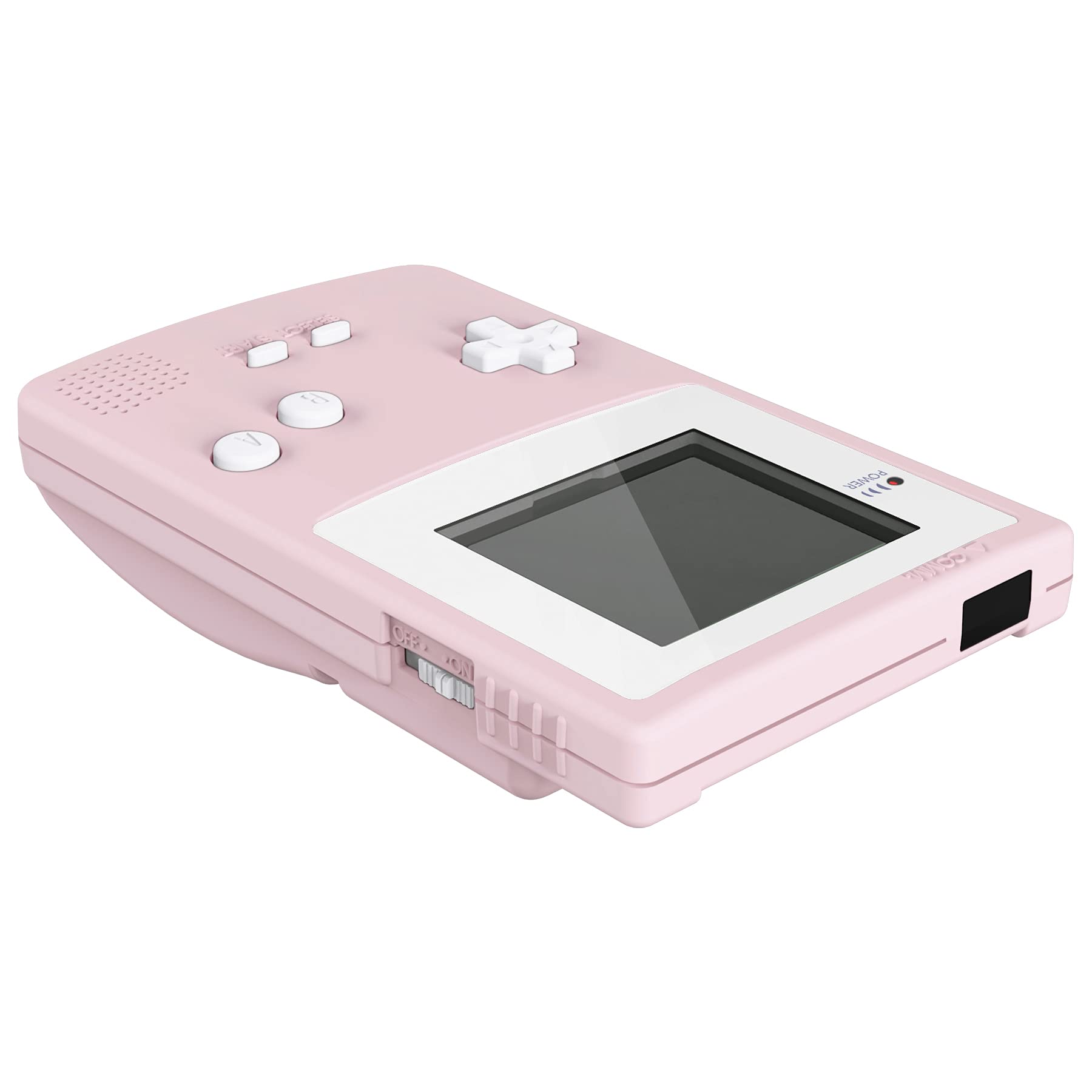 eXtremeRate Cherry Blossom Pink Gameboy Color Replacement Shell with White Screen Lens - Compatible with OSD IPS, Regular IPS & Standard LCD Screens - Perfect for Gaming Enthusiasts & Retro Console Collectors - Ideal for Home Gaming, Travel & Display Collections