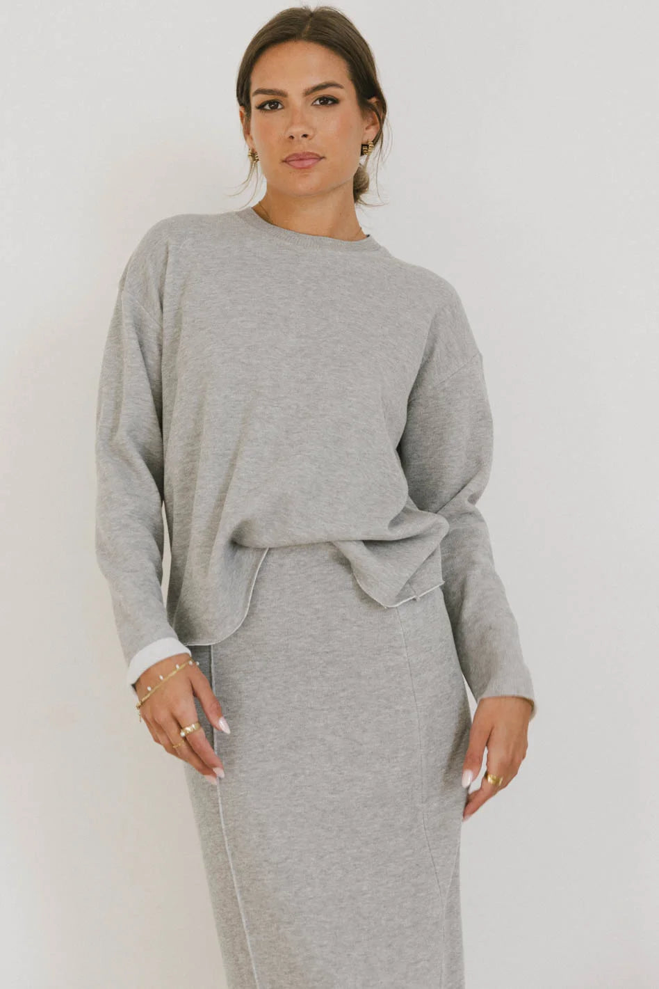 Harden Grey Sweater Top for Men - Soft & Stylish Knit Pullover - Perfect for Casual Wear, Office & Outings