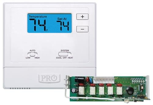 T731W PRO1 IAQ Wireless Universal Thermostat for PTAC Units - Smart Temperature Control for Hotels, Offices & Homes - Easy Installation & Energy Saving