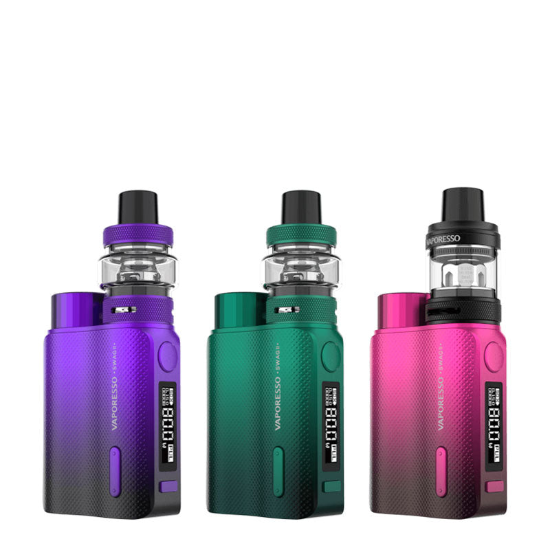 Vaporesso SWAG 2 80W Starter Kit - Compact Vape Mod with NRG PE Tank, 3000mAh Battery for Smooth Vaping | Perfect for Travel & On-the-Go Use