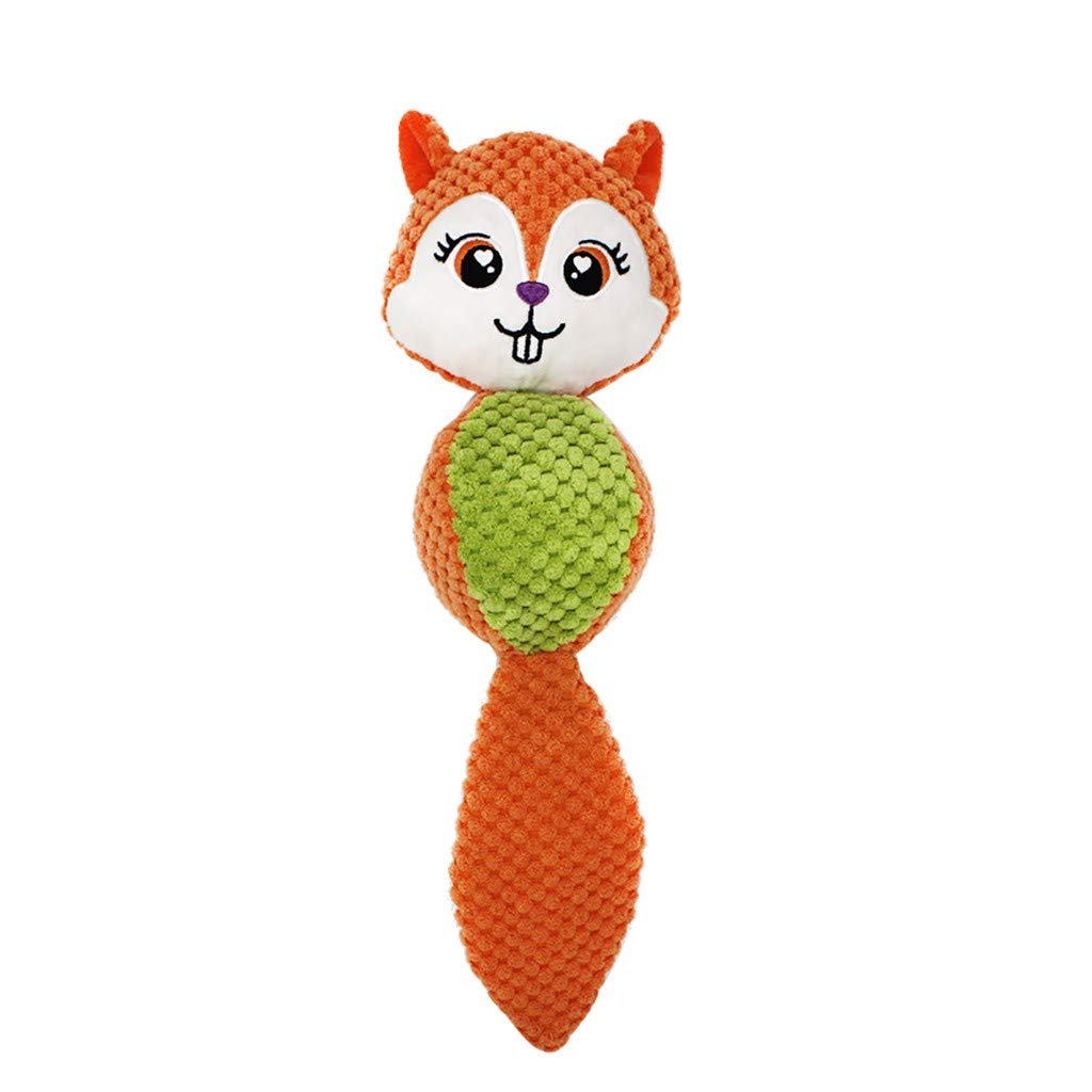 Durable Squeaky Dog Chew Toys for Teeth Cleaning - Interactive Puppy Chewing Toy for Small & Large Dogs - Perfect for Indoor Play & Dental Health