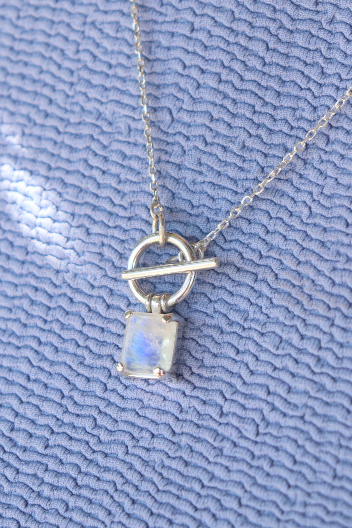 Alchemy Moonstone Silver Necklace for Women - Healing Crystal Jewelry for Meditation, Yoga & Spiritual Energy - Sterling Silver Pendant Gift for Her