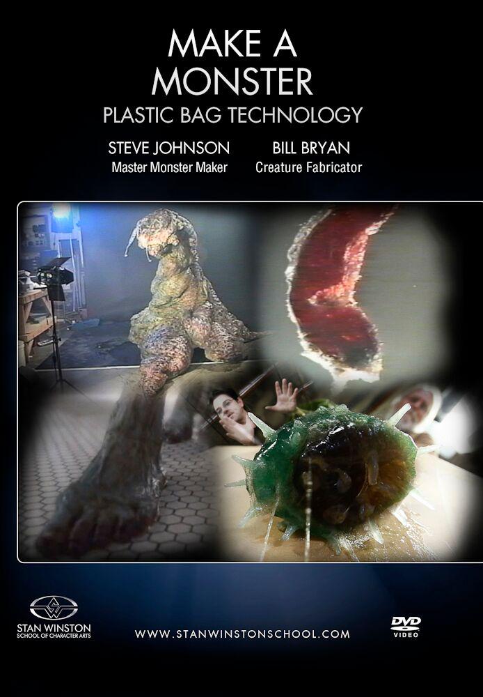 Stan Winston Studio Make A Monster Plastic Bag Technology DVD - Horror Movie Special Effects Tutorial for Filmmakers & Halloween DIY Costume Creators