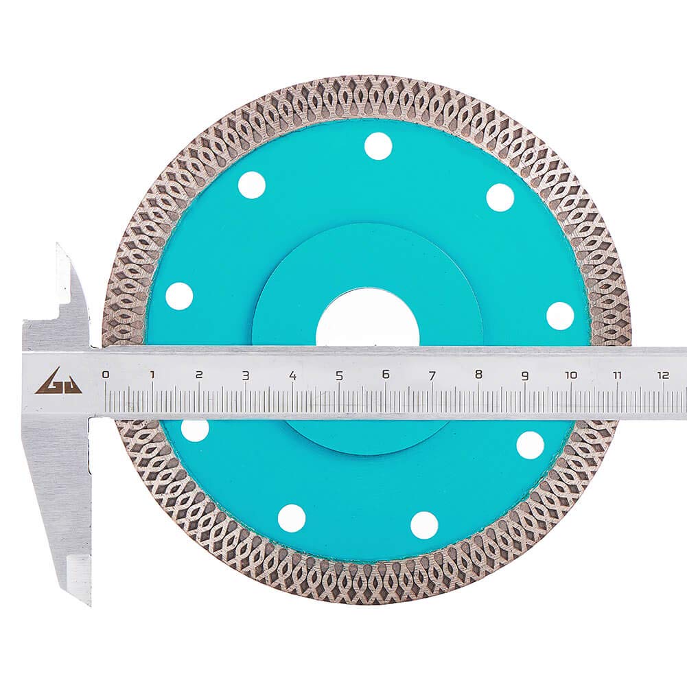 4.5 Inch Ultra Thin Diamond Tile Blade - 5 Pack Porcelain & Ceramic Cutting Disc for Angle Grinder - Perfect for Bathroom Renovation, Kitchen Backsplash & Floor Tile Installation