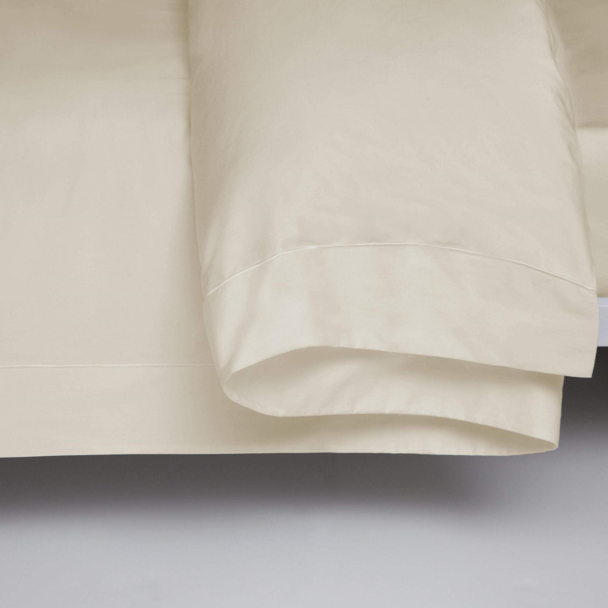 Belledorm 400 Thread Count Egyptian Cotton Oxford Duvet Cover Set - Twin Size, Duck Egg Blue - Luxury Bedding for Hotels, Guest Rooms & Master Bedrooms