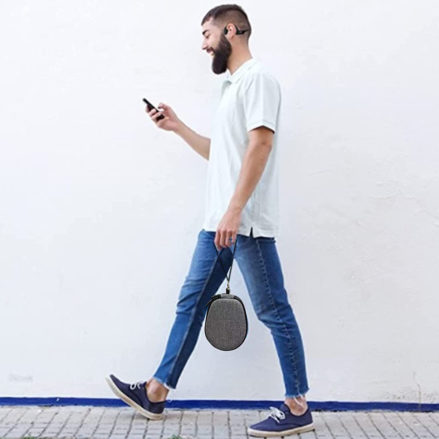 NANK Runner4 Bone Conduction Headphones - IP68 Waterproof Wireless Bluetooth 5.4 Open-Ear Headset with 16GB MP3 Player & Hard Case - Perfect for Running, Swimming, Gym Workouts & Outdoor Sports Activities