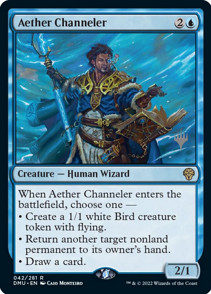 Aether Channeler (Promo Pack) - Dominaria United MTG Card - Collectible Trading Card Game - Perfect for Magic: The Gathering Tournaments & Game Nights