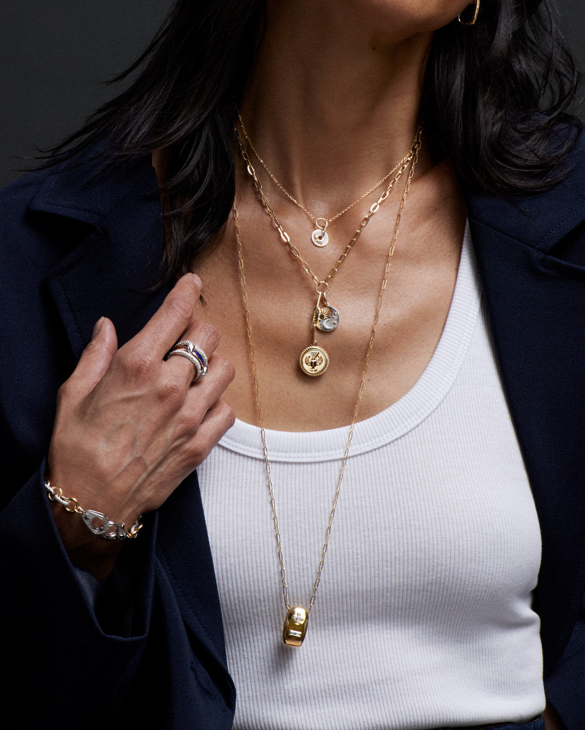 Elegant Clip-On Extender Chain Necklace for Women - Adjustable Layering Jewelry for Daily Wear & Special Occasions