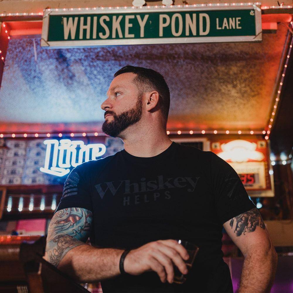 Whiskey Helps? Funny Drinking Humor T-Shirt for Men & Women - Black - Perfect for Parties, Bars, and Casual Wear