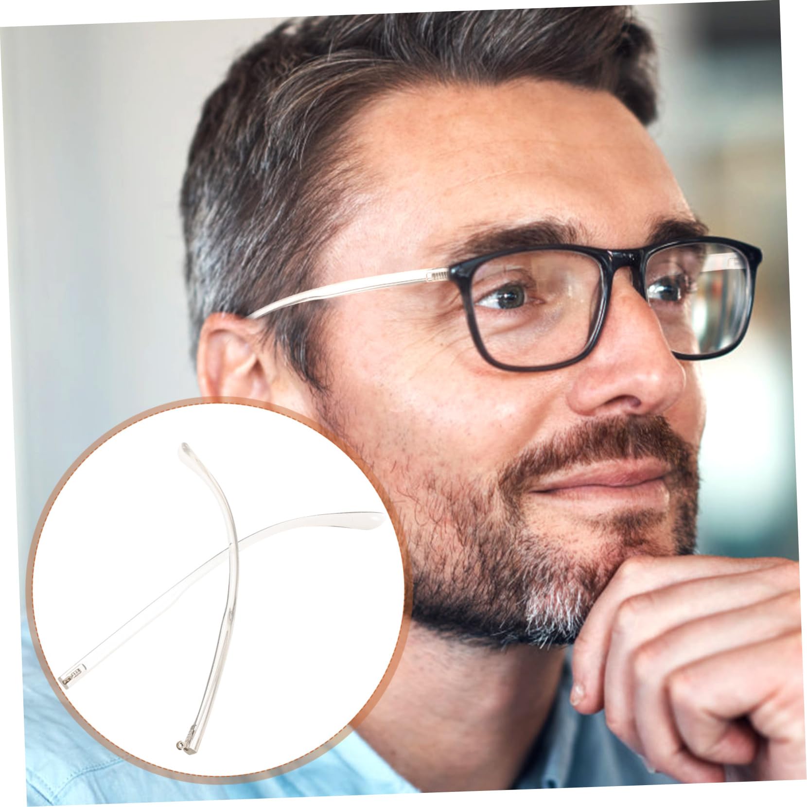Gatuida 5 Pairs Universal Glasses Temple Tips - Eyeglass End Pieces Replacement Kit for Retro Frames & Sunglasses Repair - Perfect for Reading, Driving, and Daily Wear