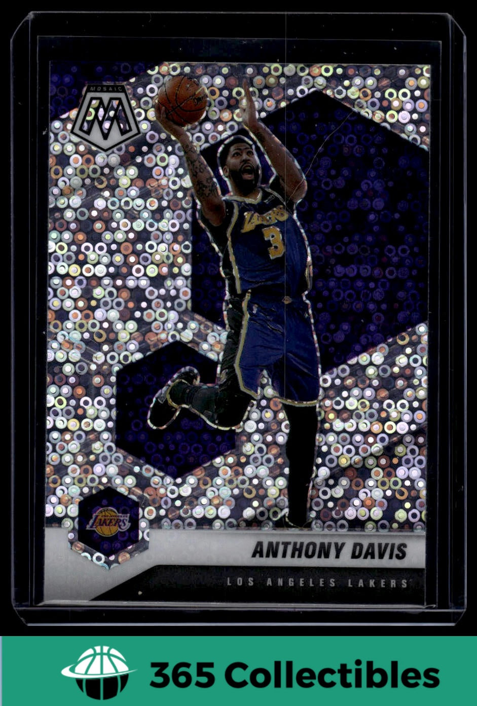 2020-21 Panini Mosaic NBA Anthony Davis #141 Basketball Card - Los Angeles Lakers Collectible for Sports Fans & Memorabilia Enthusiasts - Perfect for Trading, Displaying, and Investing