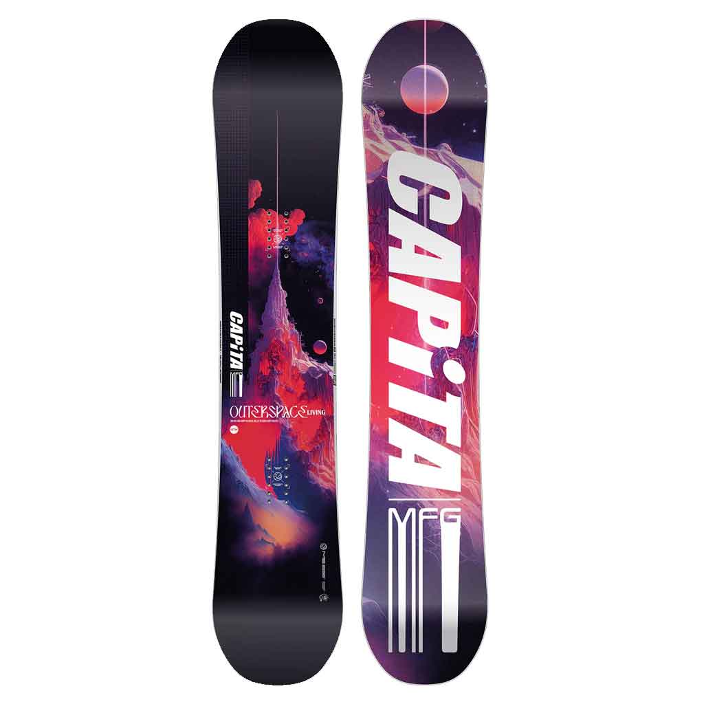 Capita 2024-2025 Outerspace Living Snowboard - All-Mountain Freestyle Board for Men & Women | Perfect for Park, Powder & Backcountry Riding