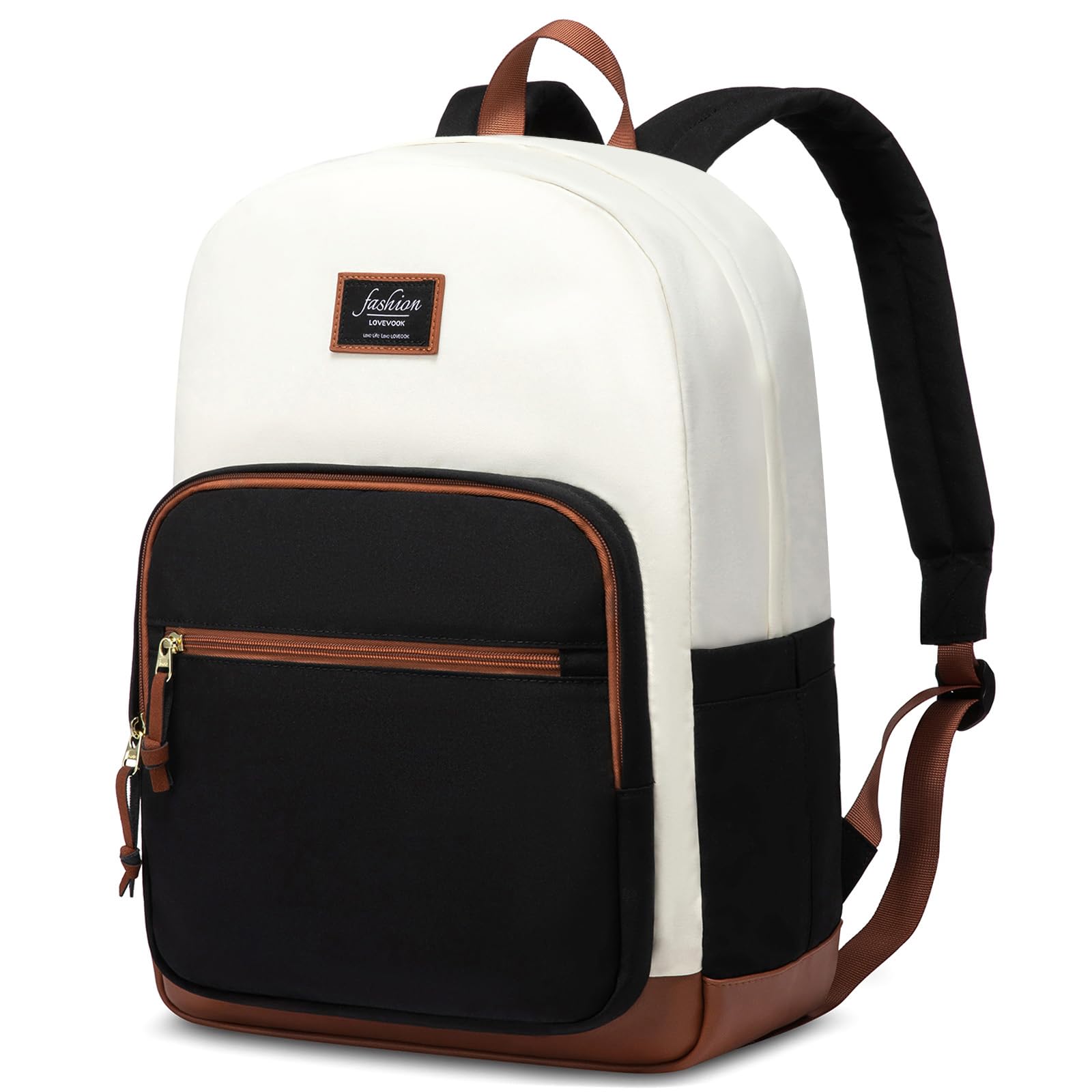 LOVEVOOK Lightweight Water Resistant Backpack for School & Travel - College Laptop Backpack with 15.6