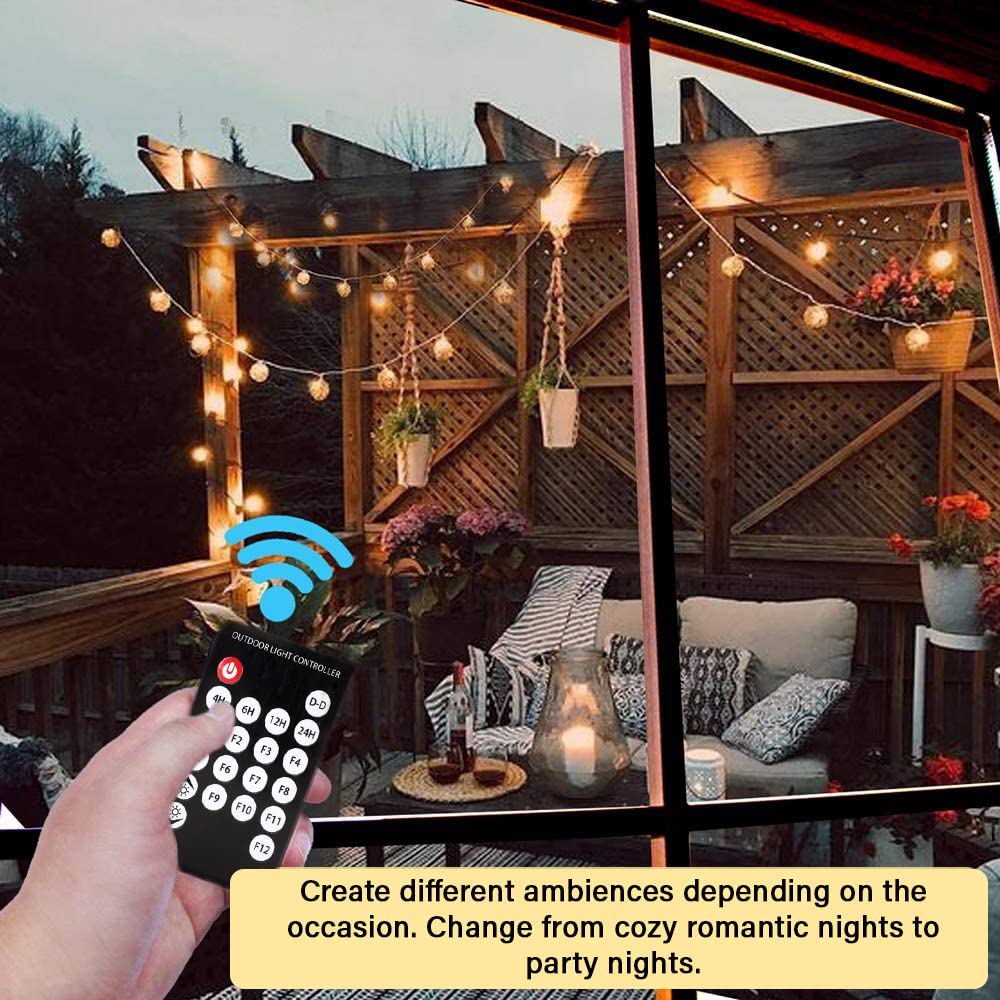 Commercial Grade Outdoor Light Controller for Patio, Yard, Holiday & Party Lights - Perfect for Christmas Decorations, Garden Lighting & Backyard Events