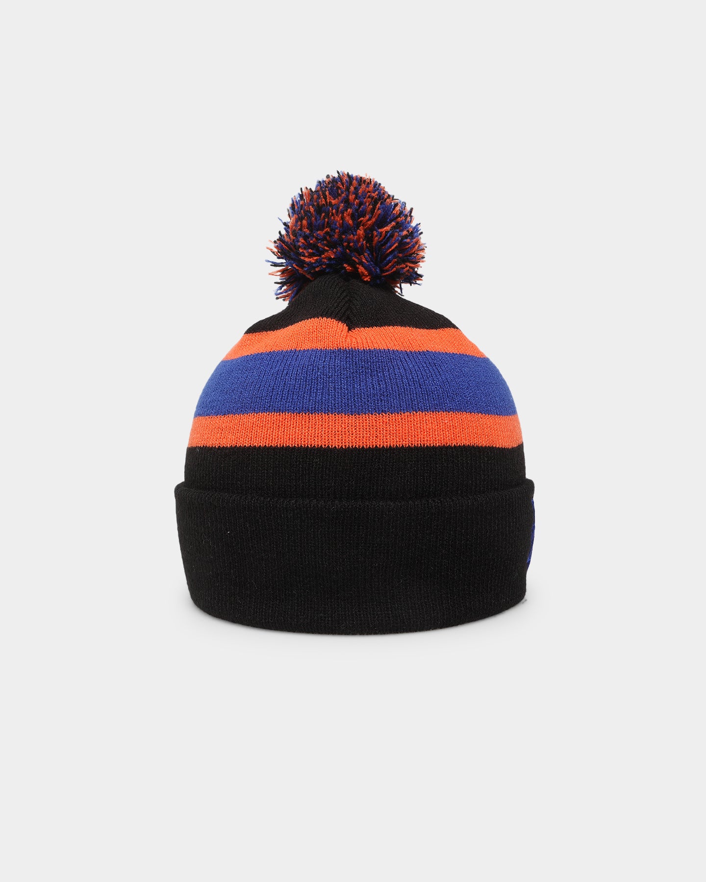 47 Brand New York Mets Breakaway Cuff Knit Beanie - Black MLB Team Logo Winter Hat for Men & Women - Perfect for Cold Weather, Baseball Games & Outdoor Activities