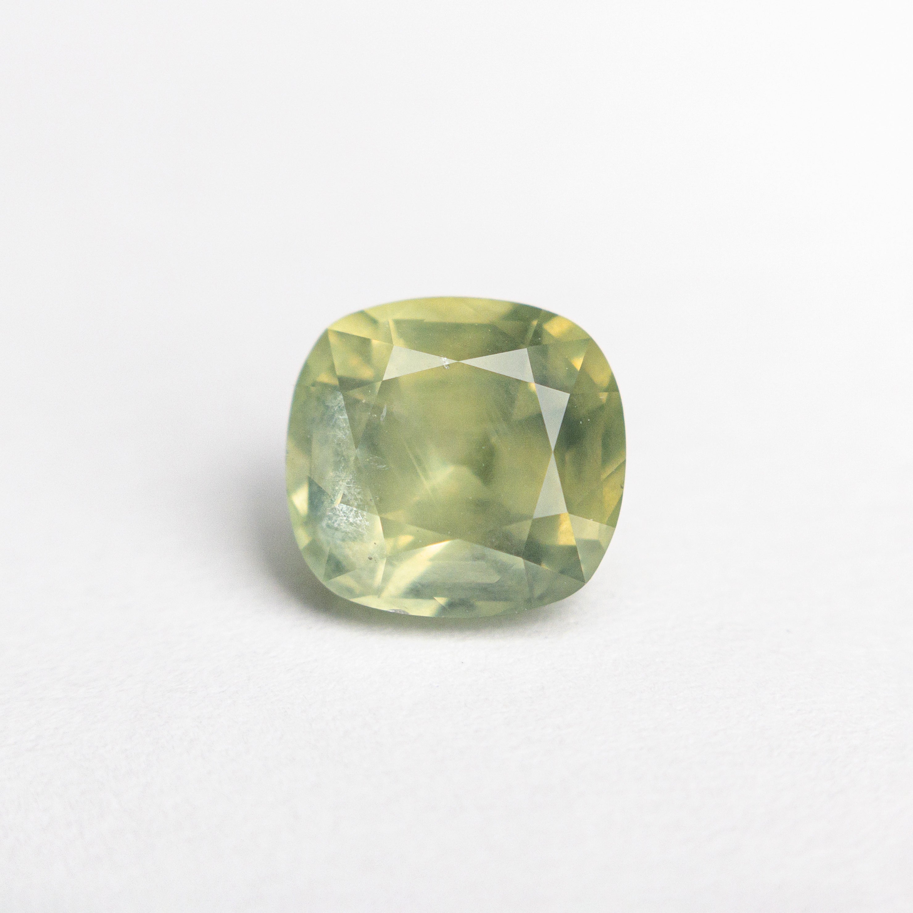 1.84ct Cushion Brilliant Blue Sapphire (6.78x6.47x4.83mm) - Natural Gemstone for Engagement Rings & Fine Jewelry Making